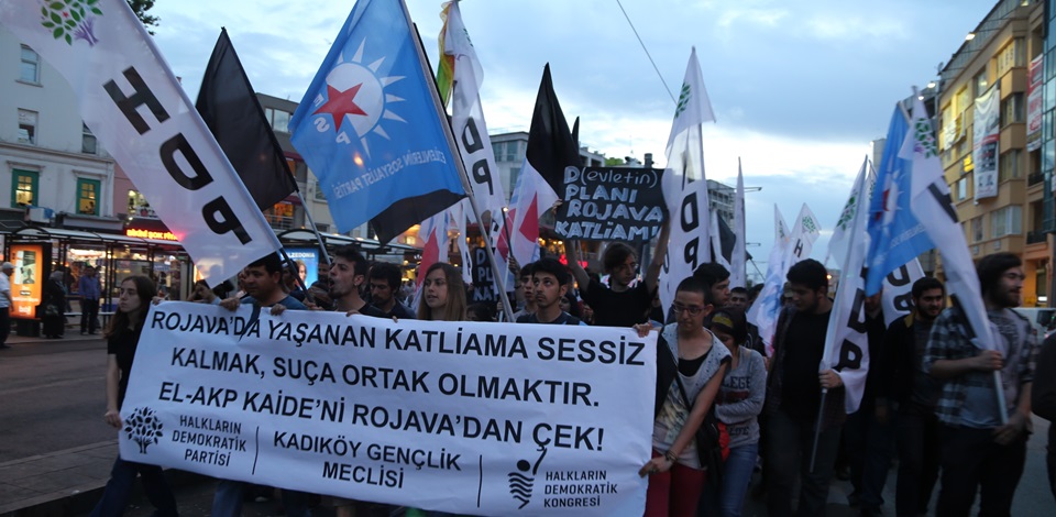 HDK-HDP Kadıköy Gençlik Meclisi, Rojavadaki katliamı kınadı